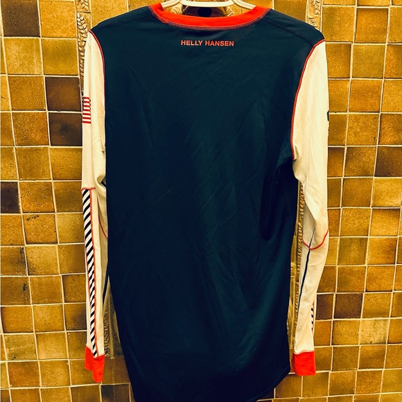 Helly Hansen Official US Ski Team base layer long sleeve wUSA Flag logo on arm - Picture 2 of 9